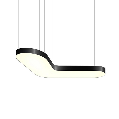 ART-S-CORNER R FLEX LED светильник подвесной угловой скругленные углы (сплошная засветка)   -  Подвесные светильники 